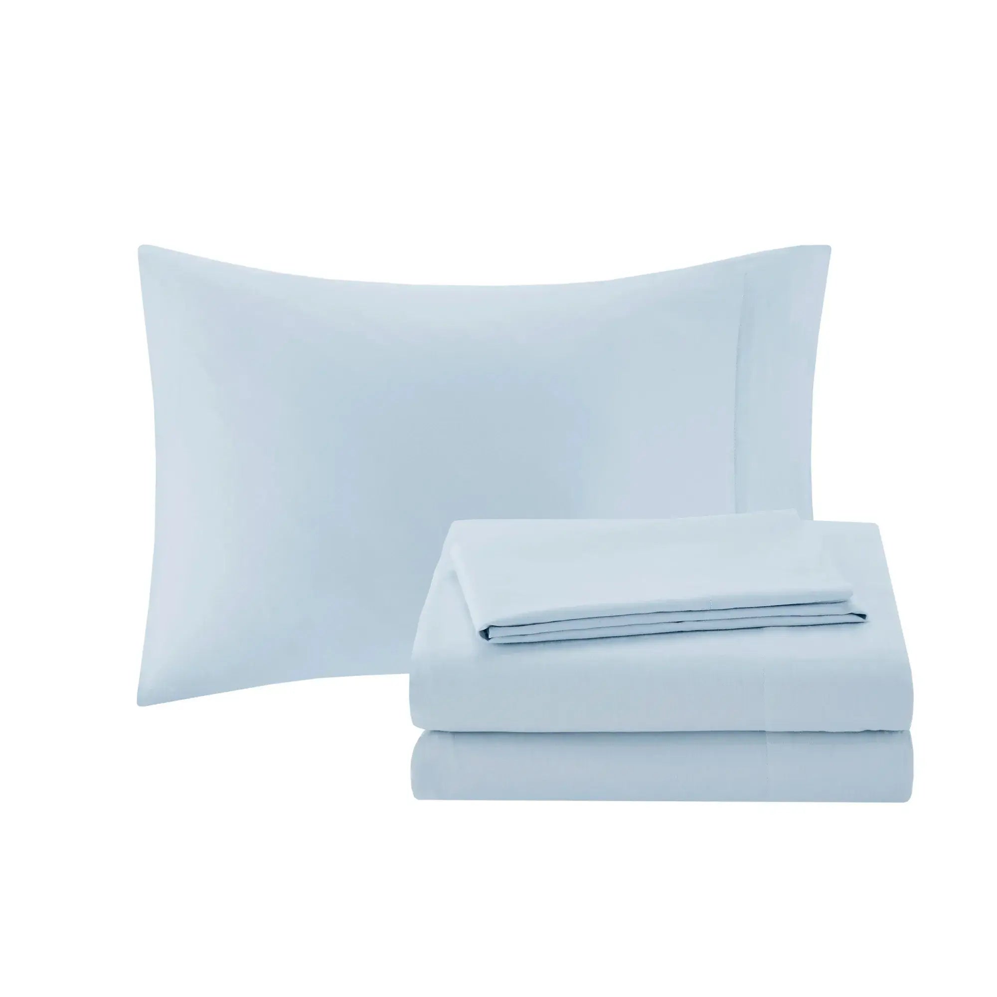 Blue and Brown Queen Comforter Set with Sheets Queen, 12 Piece