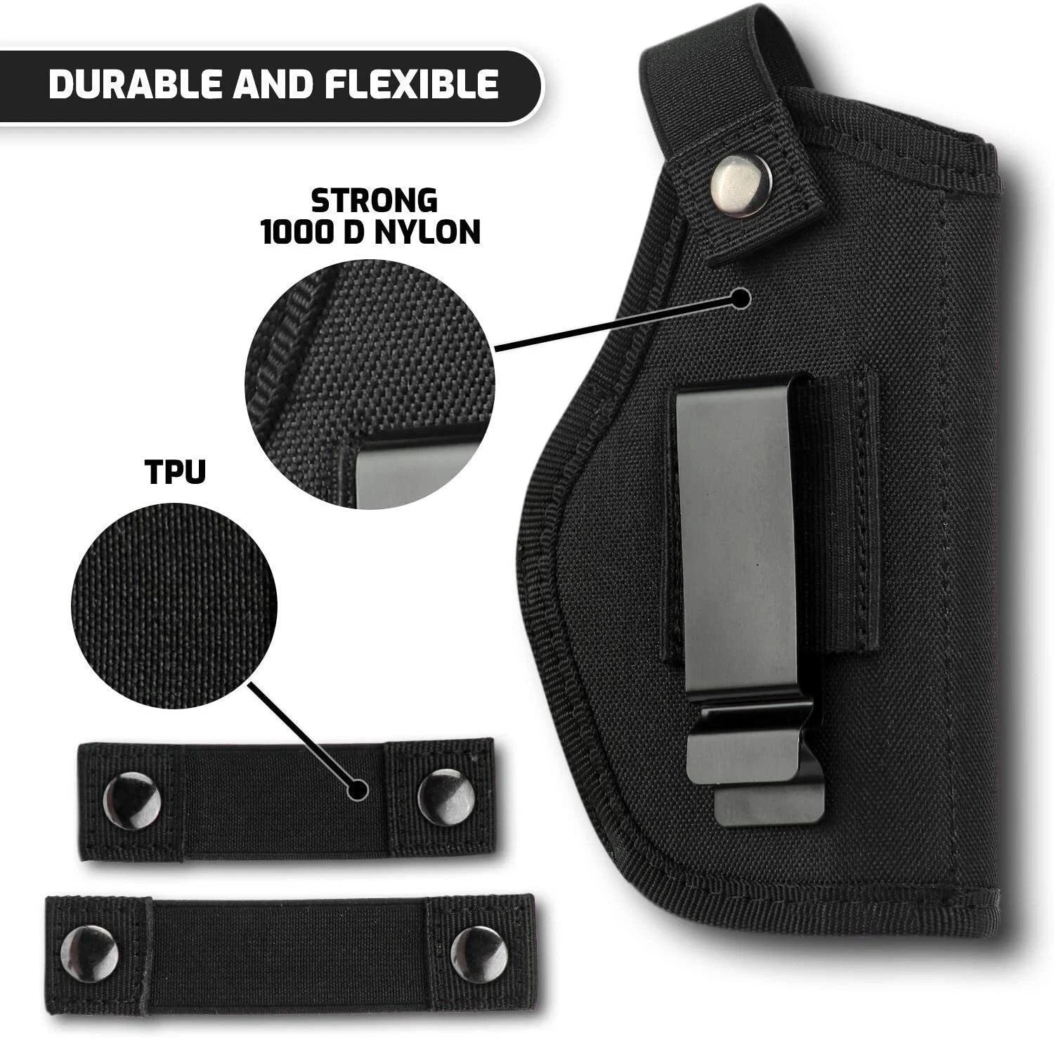 Gun Holster Tactical Concealed Carry Left Right Hand Pistol IWB OWB Universal