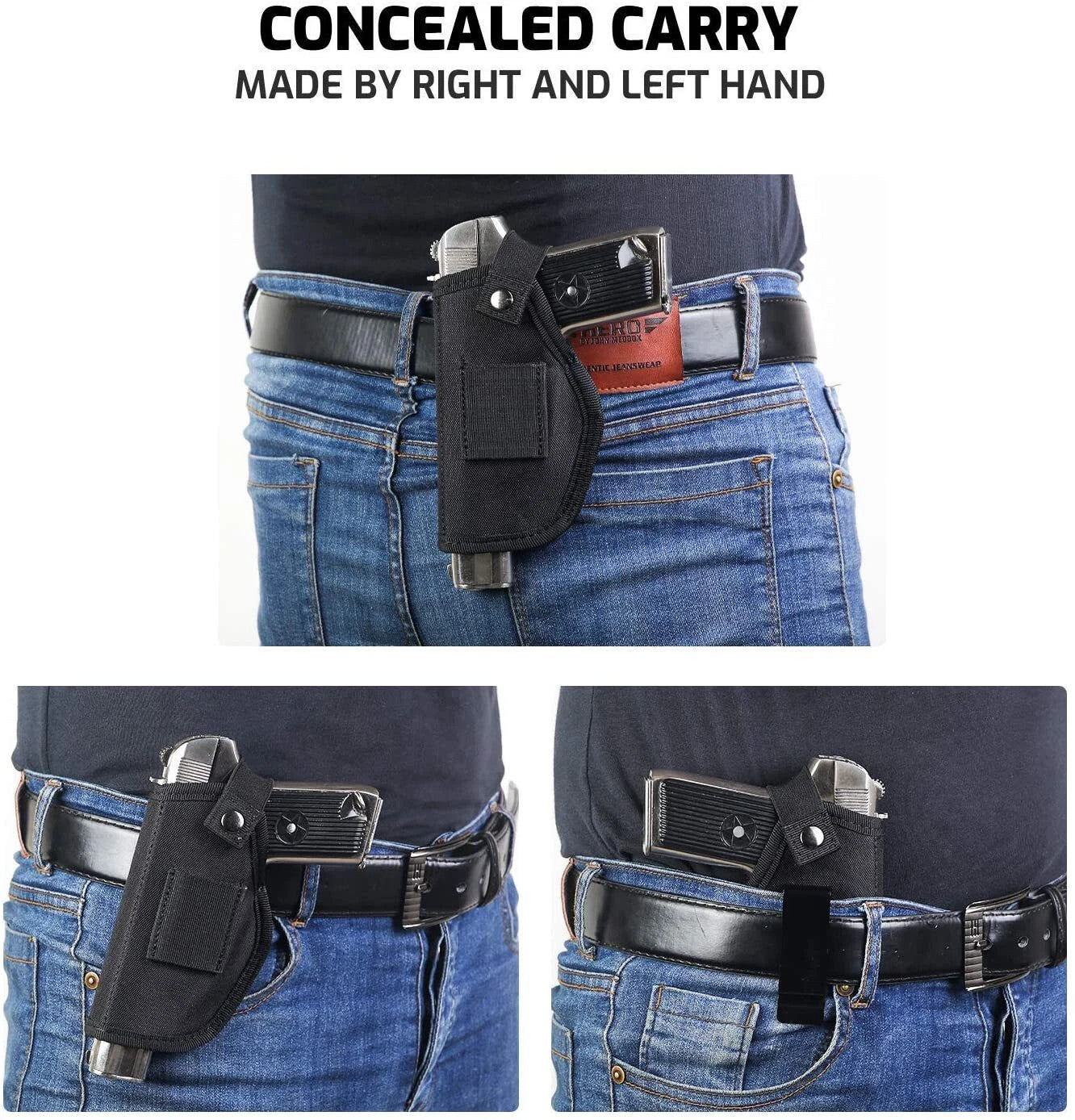 Gun Holster Tactical Concealed Carry Left Right Hand Pistol IWB OWB Universal